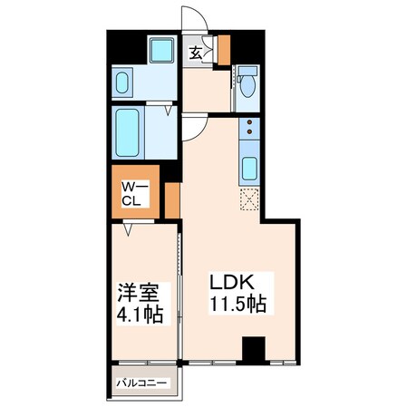 グレース長嶺南の物件間取画像